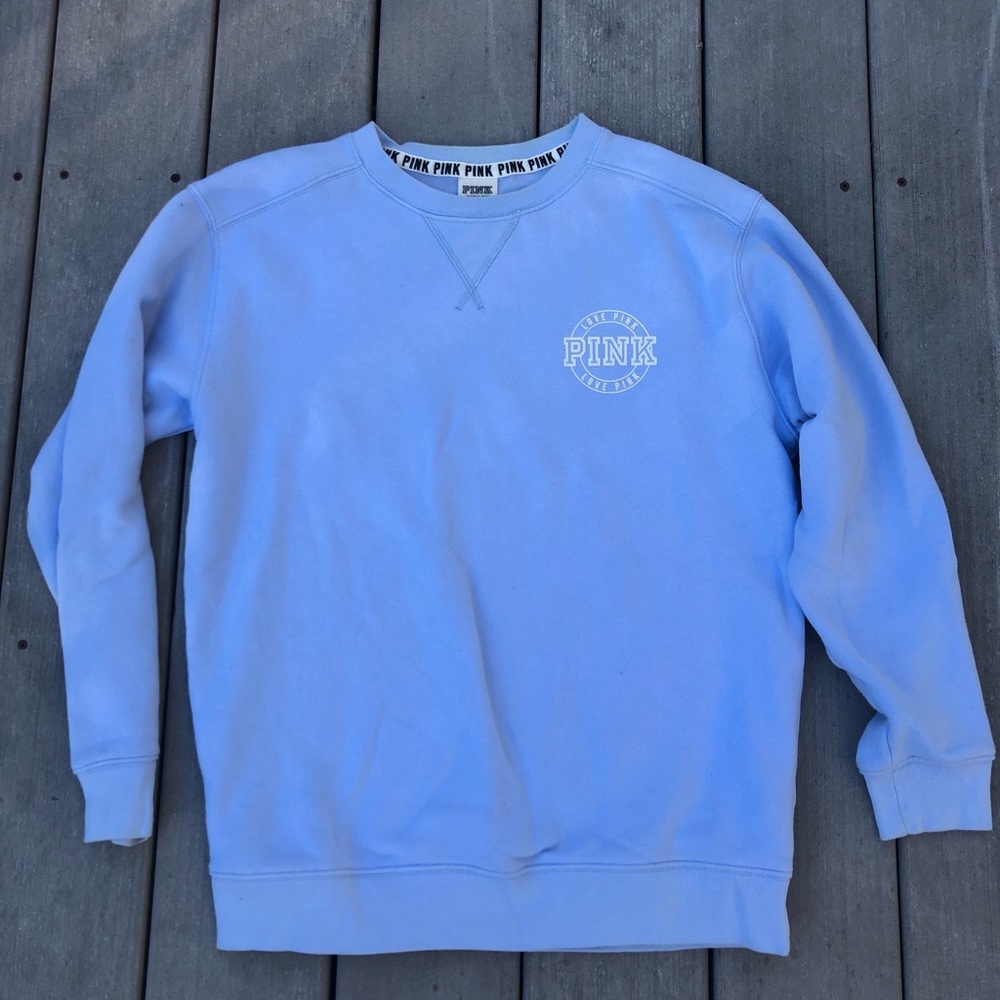 VS Pink crew neck sweatshirt